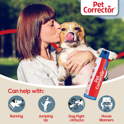 Pet Corrector Dog Trainer - Stops Barking, Jumping Up, Food Stealing, Furniture Deterrent, Dog Fights & Dog Attacks. Help Control Your Pets Unwanted Behaviour. Humane, Safe & Effective (30ml, 2-pack)