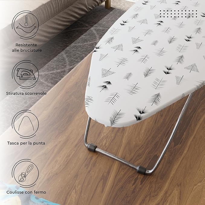Encasa XO Ironing Board Cover and Pad 28"x12"