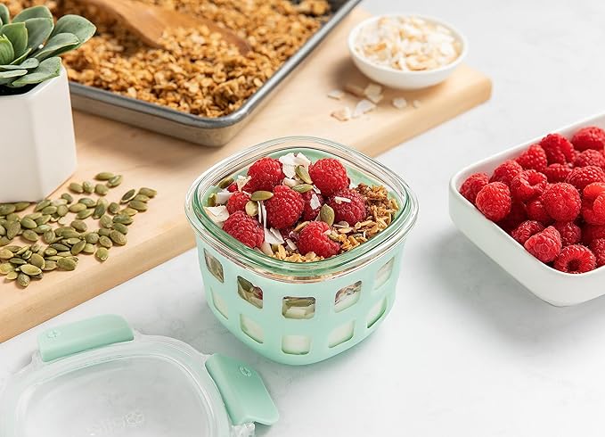 Ello DuraGlass Rounds Glass Food Storage Containers