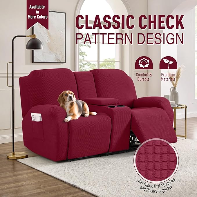 TAOCOCO Loveseat Recliner Cover