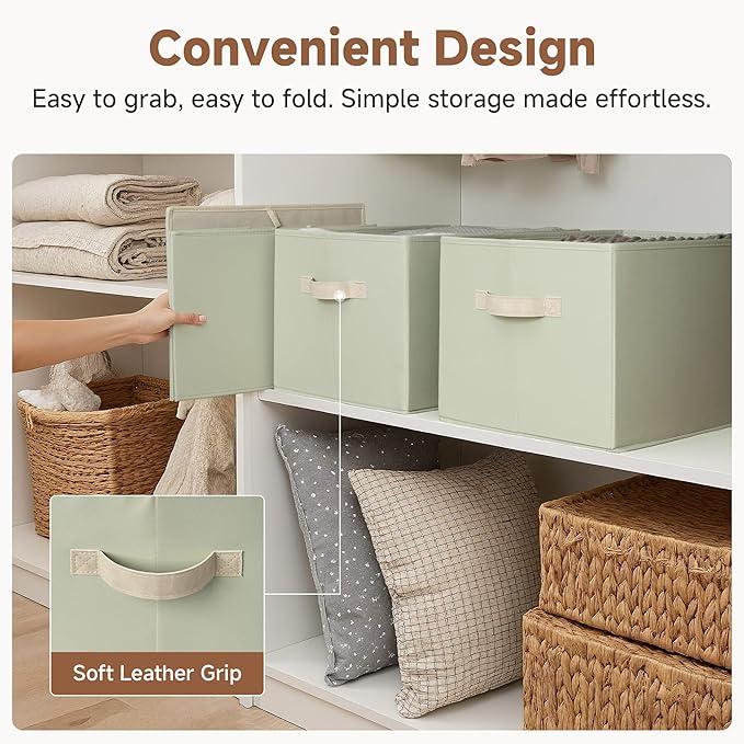 StorageWorks Storage Basket for Shelves, Closet Organizers and Storage Baskets