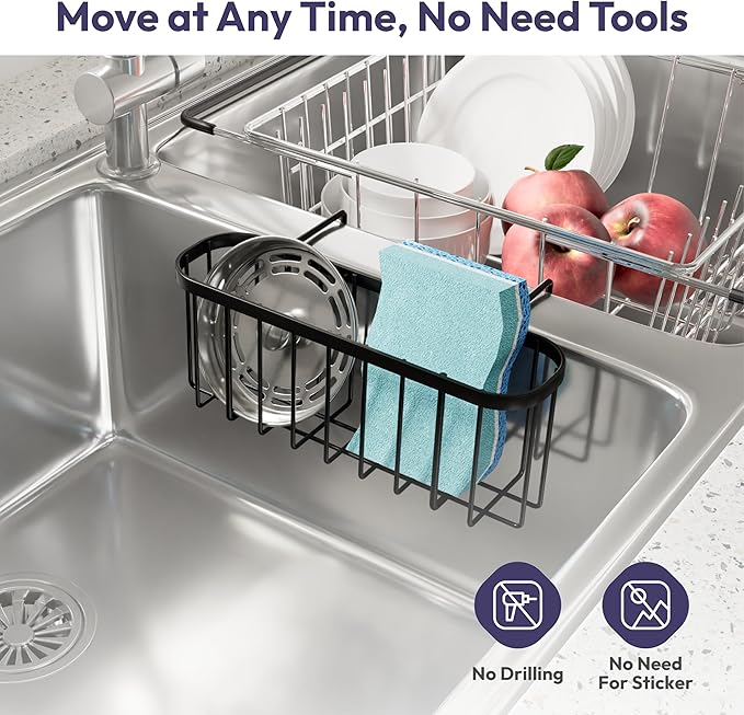 SWTYMIKI Sponge Holder for Kitchen Sink