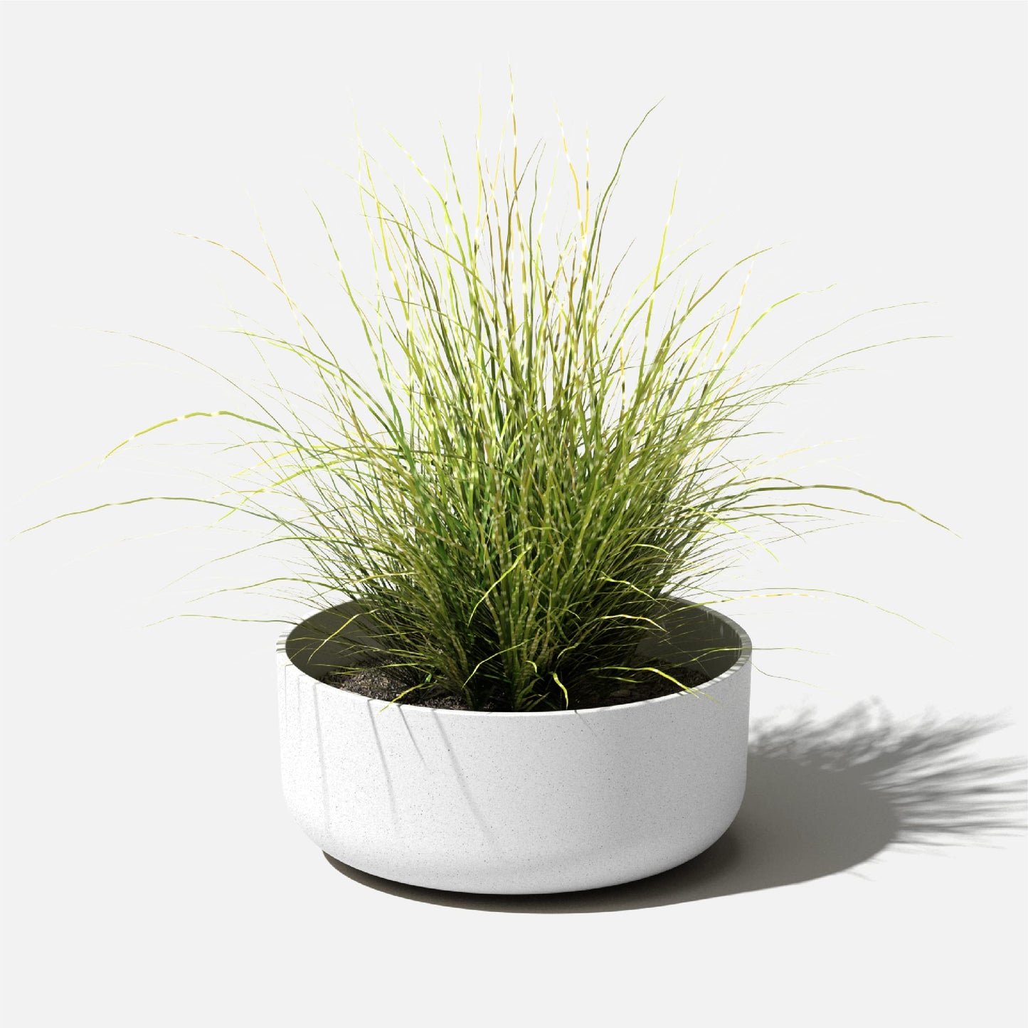 Veradek Mason Series Kona Bowl Planter - Round Planter for Indoor or Outdoor Tabletop/Balcony | Durable Plastic-Stone Composite Material | Modern Décor for Flowers, Succulents, Small Plants
