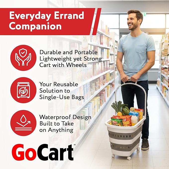 dbest Products Gocart Foldable Shopping Cart