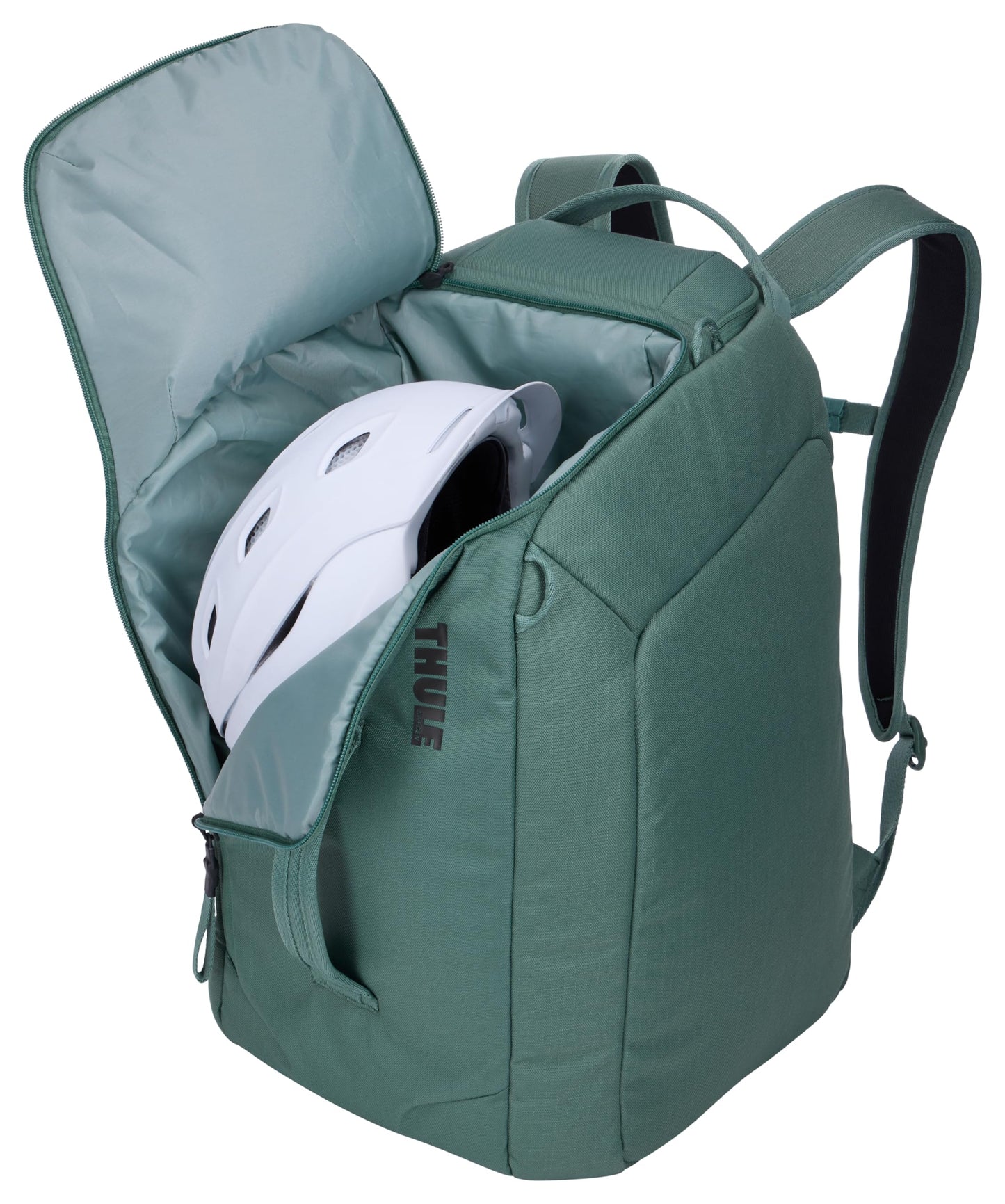 Thule RoundTrip 45L Boot Backpack - Storage compartments to organize and protect gear - Boot bag for ski and snowboard travel - Soft pocket for goggles and helmet - Built in standing pad
