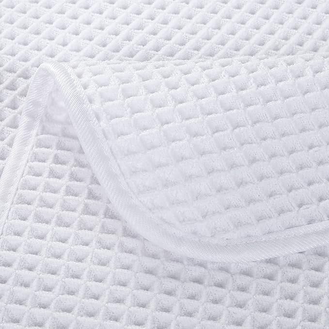 POLYTE 430 GSM Microfiber Lint Free Hand Towel, 16 x 30 in, 4 Pack