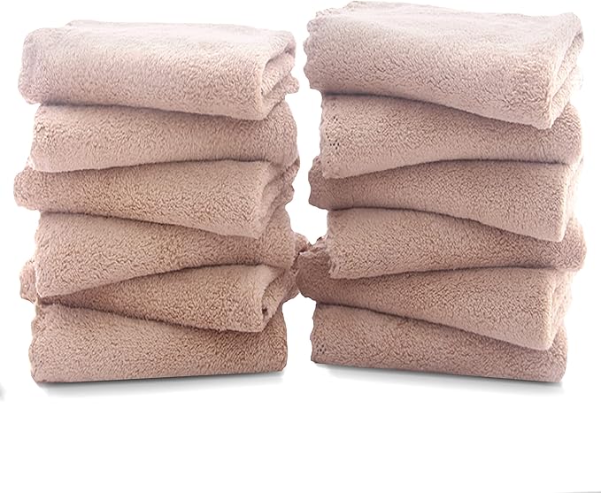 TENSTARS 12 Pack Premium Washcloths Set