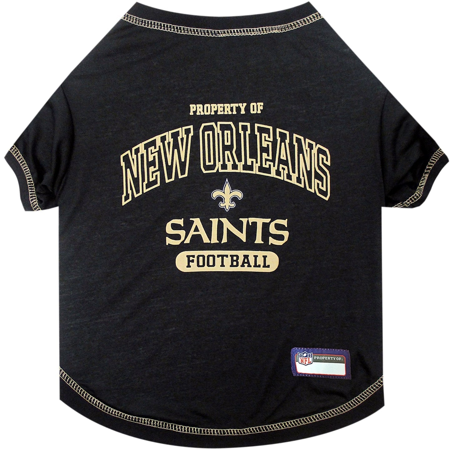Pets First New Orleans Saints T-Shirt, X-Small