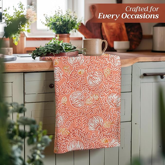 Maison d' Hermine Kitchen Towels Set of 3 100% Cotton 20" x 27.5" Reusable