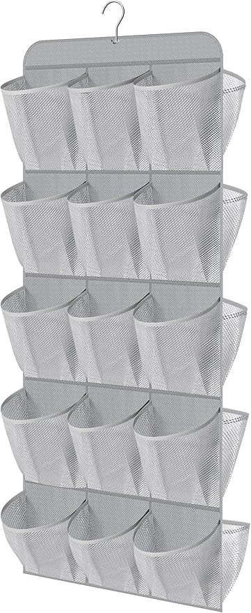 MISSLO 30 Large Pockets Dual Sided Hanging Shoe Organizer