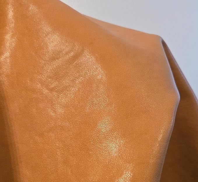 NAT Leathers™ | Wheat Camel Vegetable Tanned Tan Soft Faux Vegan Leather PU | 1