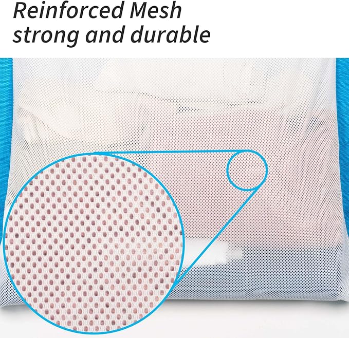 Over Door Large Mesh Laundry Hamper Bag, Washable Laundry Basket