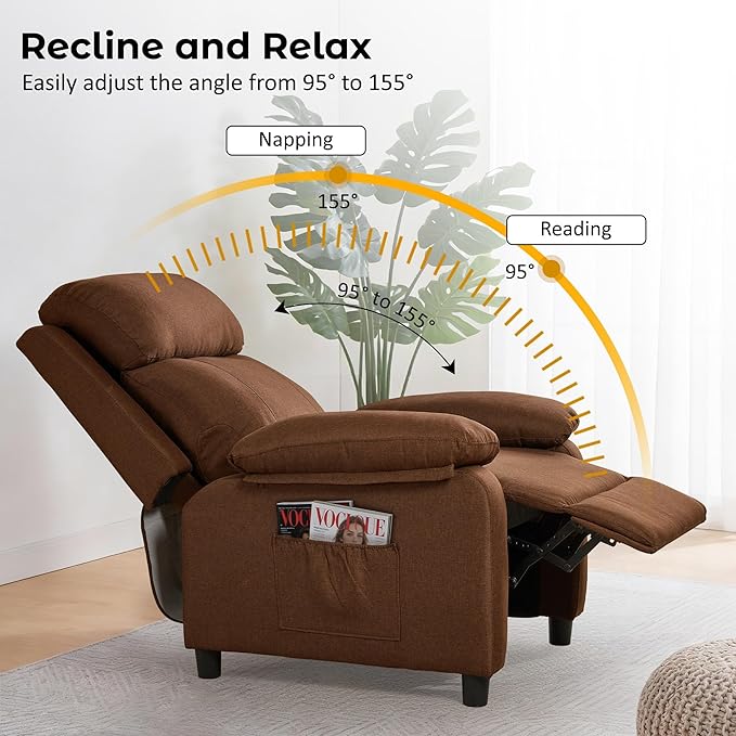 Korser Recliner Chair, Reading Chair