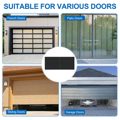 Garage Door Insulation Kit, Garage Insulated Door Curtain, Garage Screen for Winter, Weatherproof, Windproof, Soundproof(16 * 8Ft)