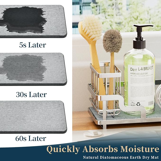 Consumest Sponge Holder for Kitchen Sink