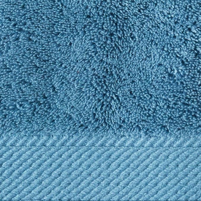 SUPERIOR Solid Egyptian Cotton Towel Set, Washcloths 13” x 13”, Hand Towels 20”