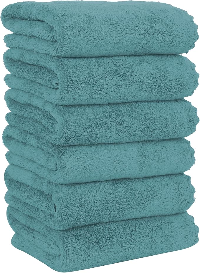MOONQUEEN 6 Pack Premium Hand Towels