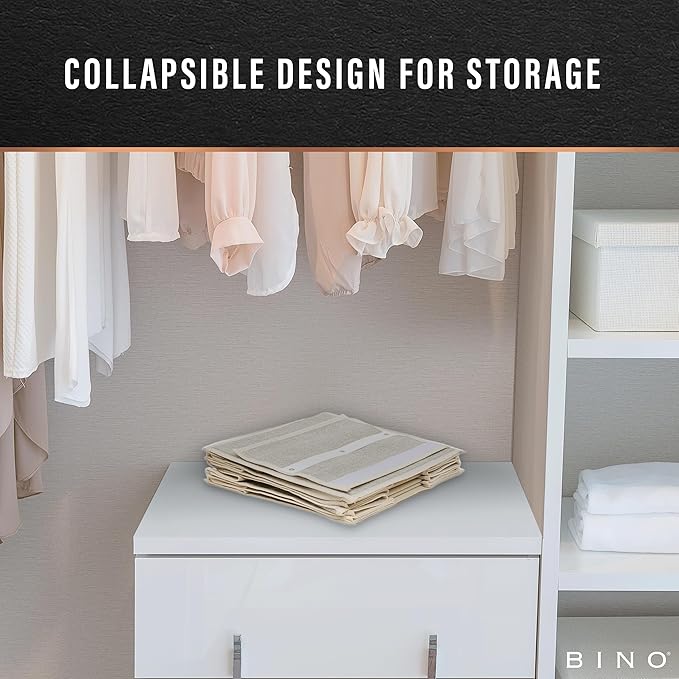 BINO 6-Shelf Sweater Closet Organizer