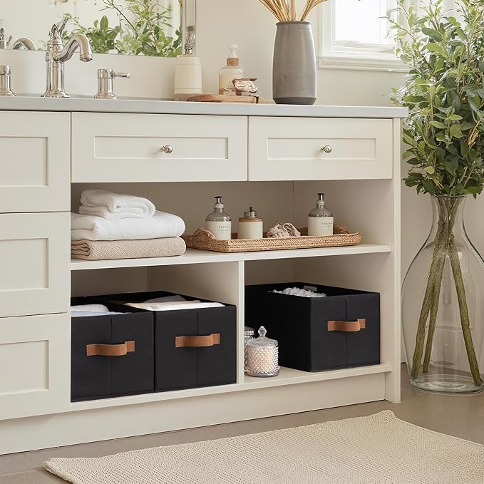 StorageWorks Storage Bins for Shelves, Closet Organizers and Storage Baskets