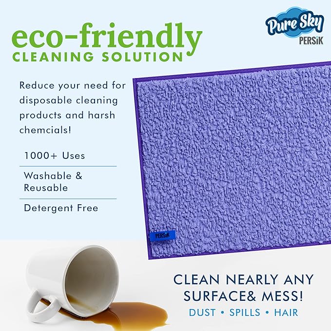 Pure-Sky Magic Deep Clean Cleaning Cloth – JUST ADD Water No Detergents Needed