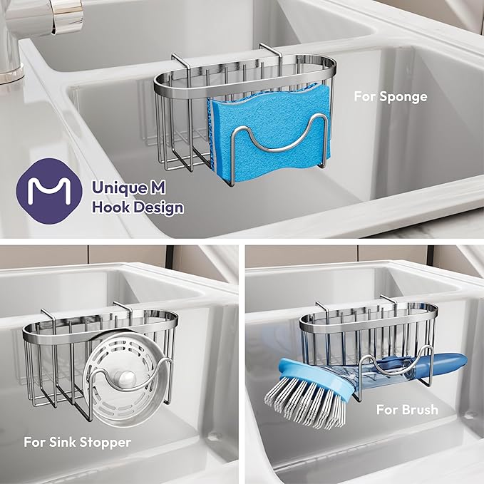 SWTYMIKI Sponge Holder for Kitchen Sink