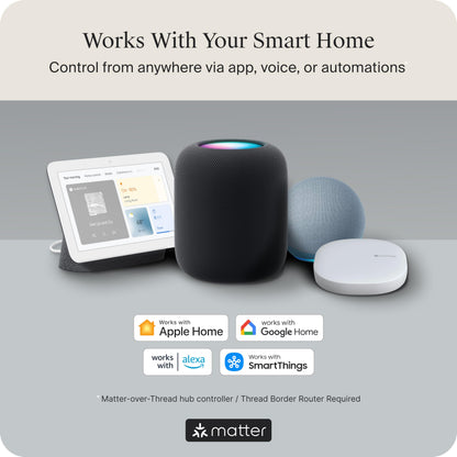 Level Bolt Smart Deadbolt - Make Your Lock Smart Without Changing Keys or Hardware - Matter-Over-Thread - Keyless & Remote Access via Apple, Alexa, Google Home, SmartThings