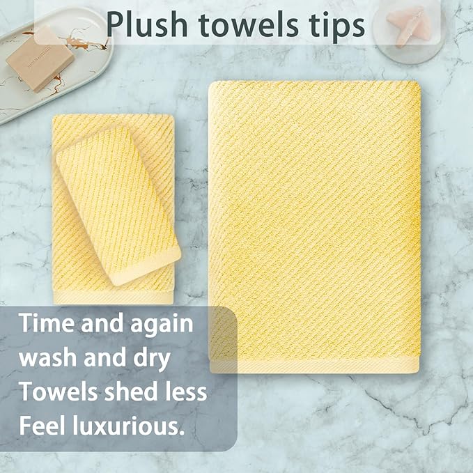 Yellow Towels for Bathroom