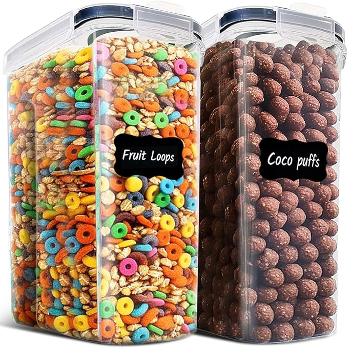 ComSaf Cereal Storage Containers Set – Airtight Food Storage