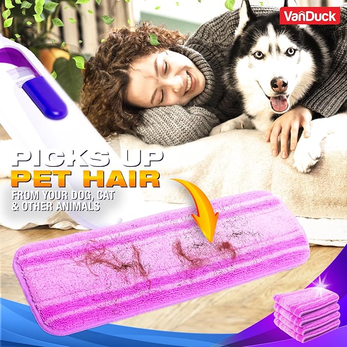 VanDuck Reusable Mop Pads Compatible