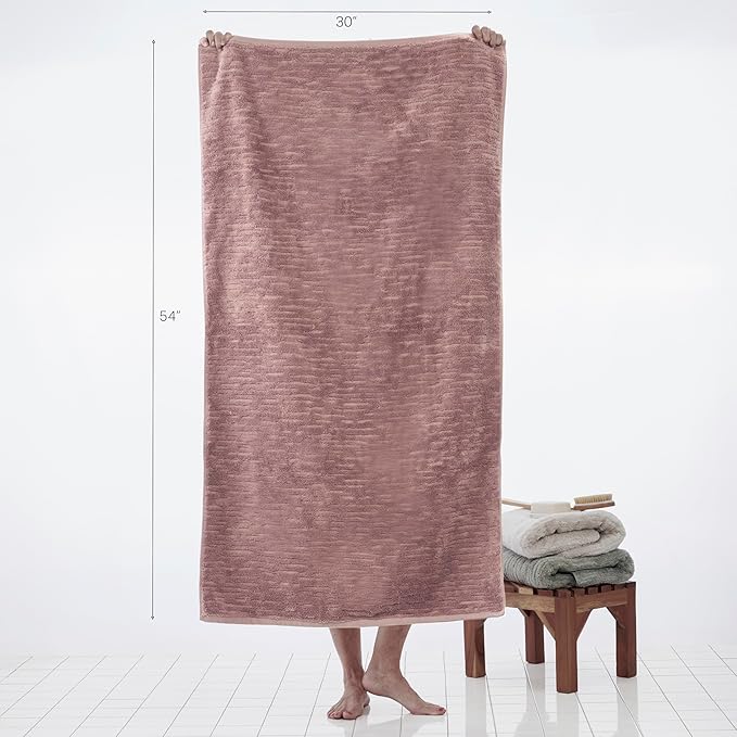 SKL Home CloudSoft 100% Cotton Luxury 6-Piece Towel Set, 600 GSM, Ultra Plush &
