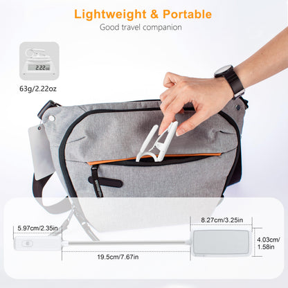 Gritin 9 LED Rechargeable Book Light for Reading in Bed - Eye Caring 3 Color Temperatures,Stepless Dimming Brightness,80 Hrs Runtime Small Lightweight Clip On Book Reading Light for Studying