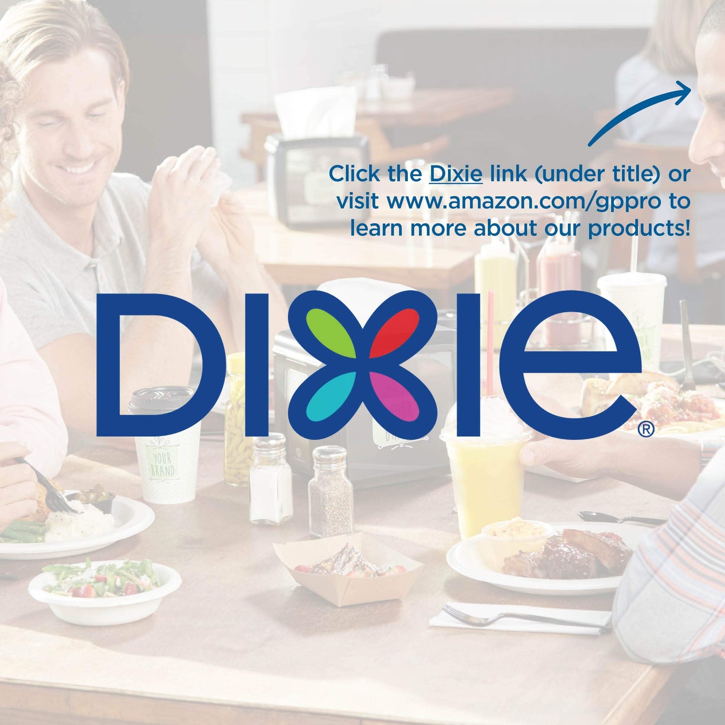 Dixie Individually Wrapped 6-Piece Medium-Weight Polypropylene Plastic Fork, Knife, Teaspoon, Napkin, Salt And Pepper Cutlery Kit by GP PRO (Georgia-Pacific), White, CMP26NSPC, (Case of 250 Kits)