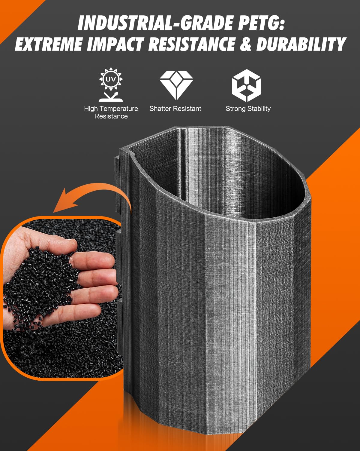 Magnetic Bottle Holder – Super Strong Magnetic Cup Holder for Truck, Tractor, Forklift, RV, Mower, Golf Cart, School Bus & All Metal Surfaces (46oz, 4.13”)