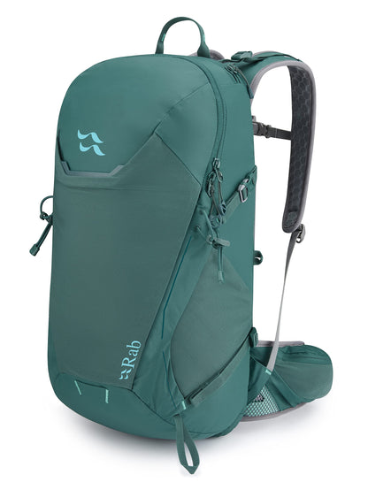 Rab Womens Aeon ND Series Backpack for Hiking and Outdoors, Aeon ND 25 Liter, Sagano Green