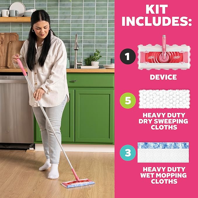 Swiffer Sweep and Mop Deluxe, Limited Edition Pink Wicked: