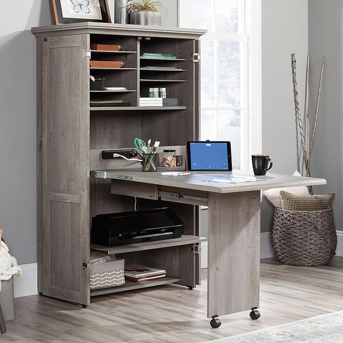 Sauder Miscellaneous Storage Craft & Sewing Armoire, L: 35.112" x W: 21.81" x
