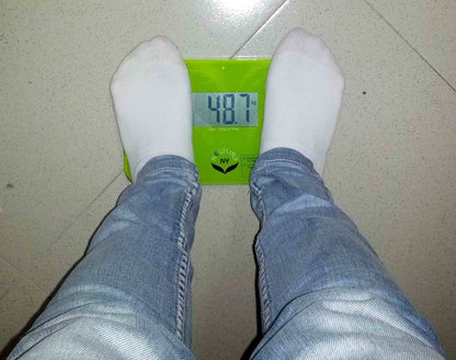 NewlineNY Lightest Step On Super Mini Travel Bathroom Scale, SBB0638SM-GN Green