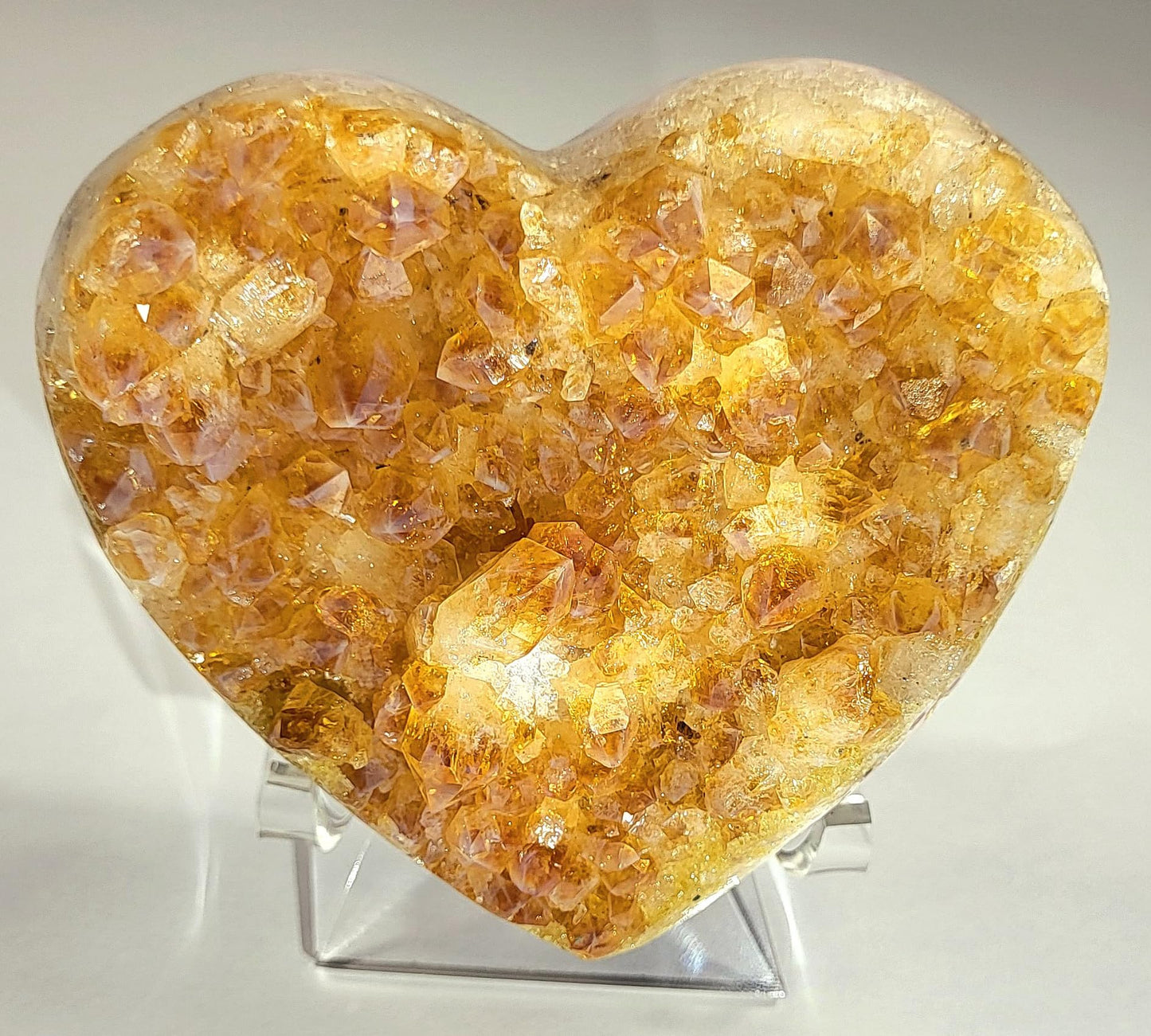 HQRP-Crystal 3" Acrylic Display Stand Pedestal for Crystal Heart / Slice / Slab and other Stones