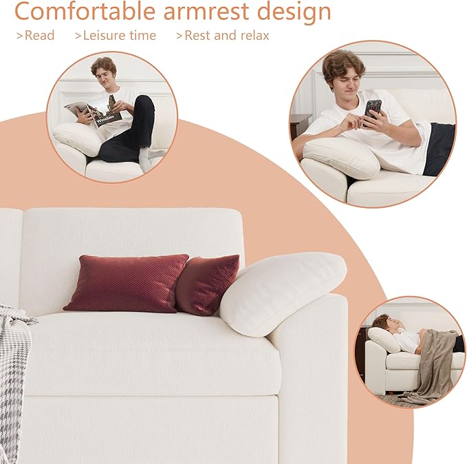 EASE MOOSE Extra Large Modular Sectional Sofa, Modern Oversized L Shape