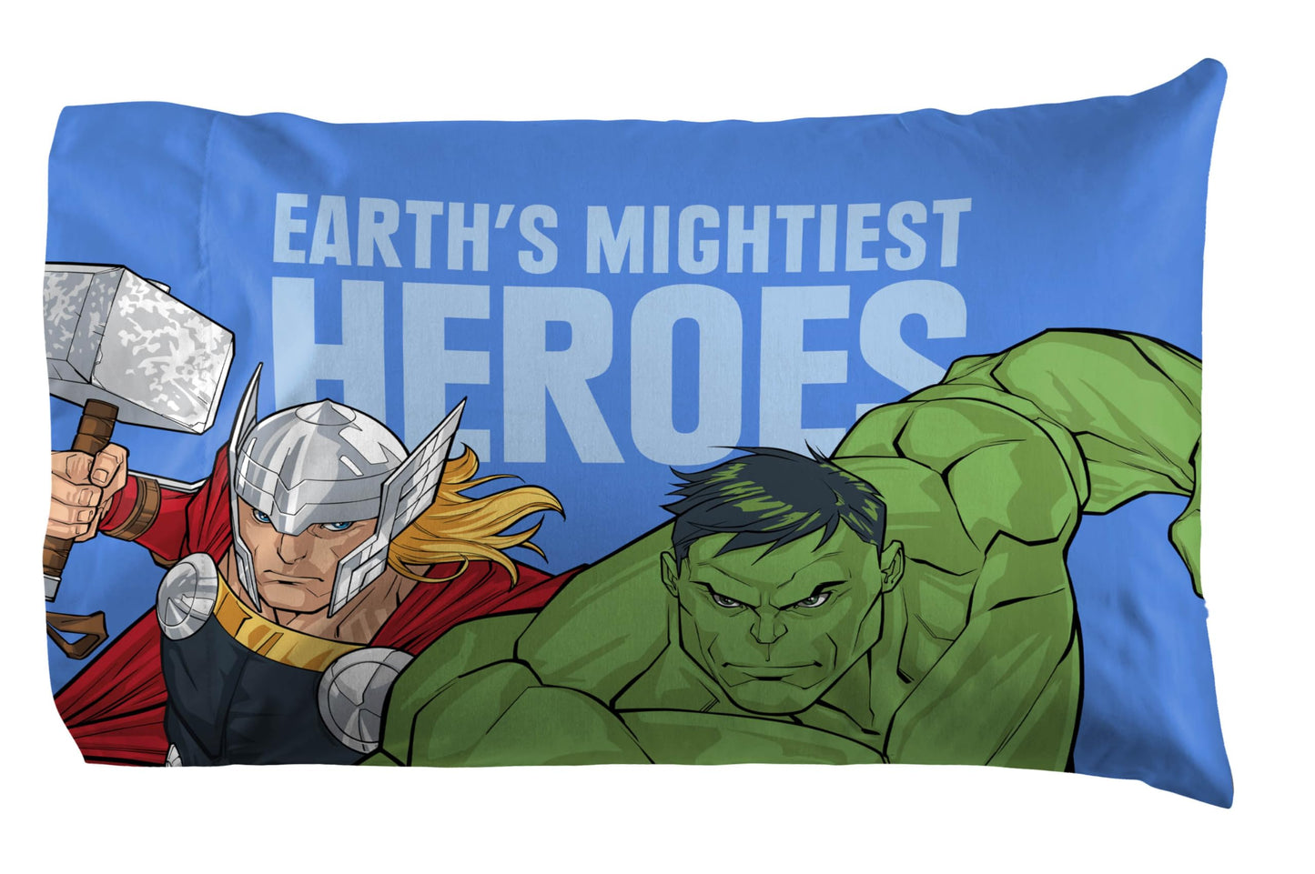 Jay Franco Kids Sheet Set with Fitted, Flat Sheets & Pillow Cover - Ultra-Soft Bedding with Pillowcase for Room Decor, White - Avengers, 3 Piece Twin
