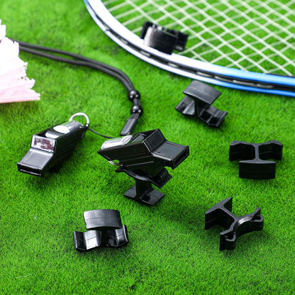 Relaxweex 2 Sets Finger Grip Referee Whistle Soccer Coach Whistles with Fingers Flip Grip Football Hockey Hand Whistle Metallic Loud Sports Whistle with Rubber Sleeve for Coaches Polices