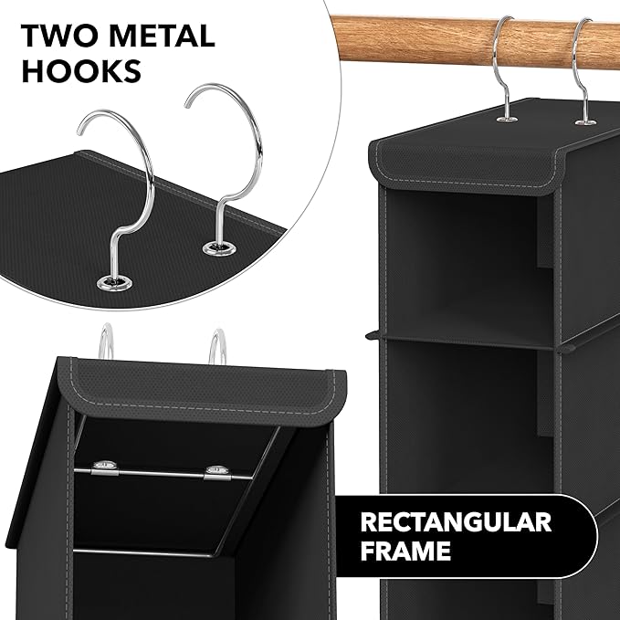 Simple Houseware 2 Pack 10 Shelves Hanging Organizer