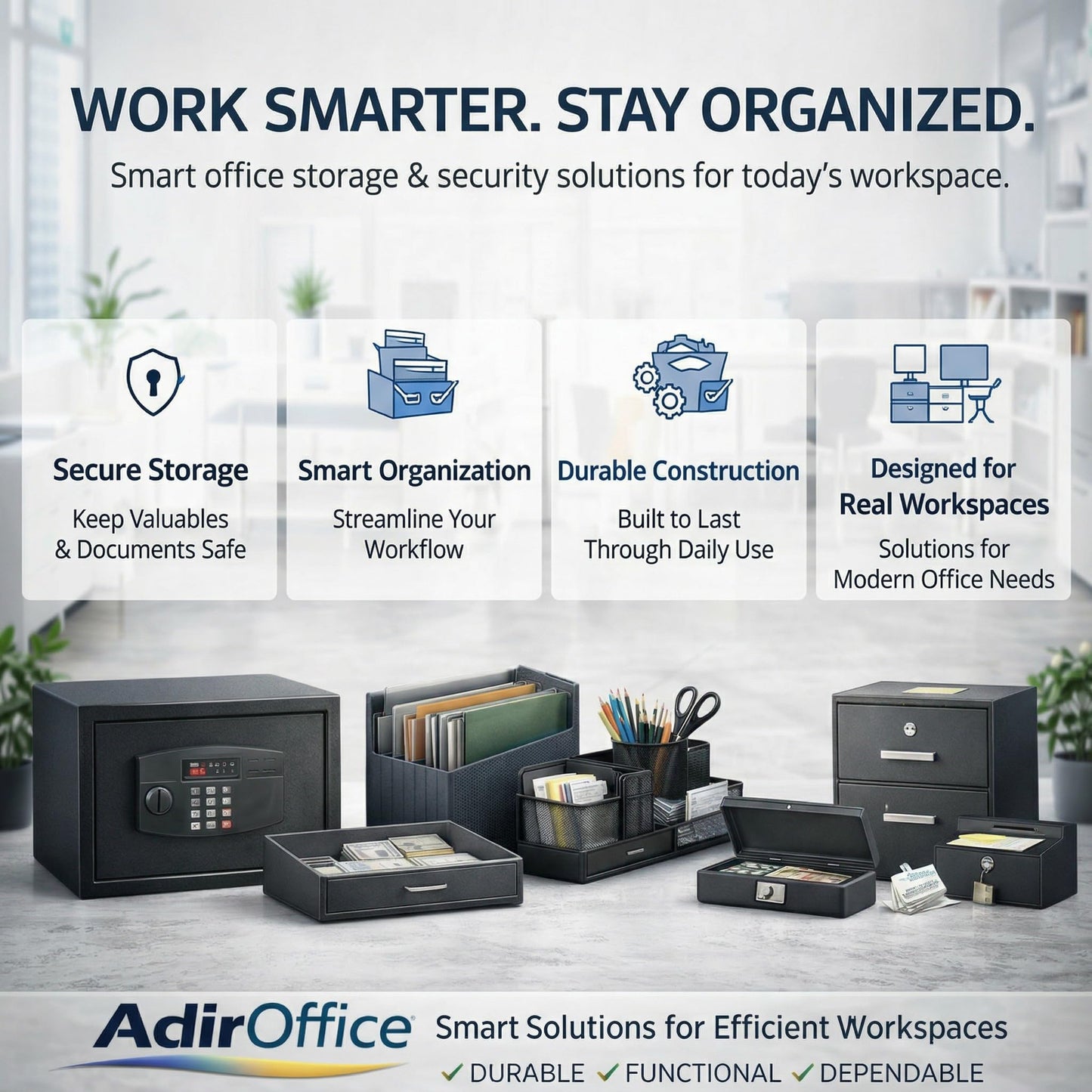 Adir Blueprint Wall Rack - Blueprint Plans Organizer and Construction Plan Holder - Poster Display and Map Rack for Office and Home (Without Blueprint Clamps)