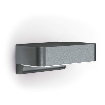 Steinel Outdoor Light L 800 SC Anthracite, LED Wall Lamp, 160° Motion Detector, Networkable, can be Operated via Bluetooth App