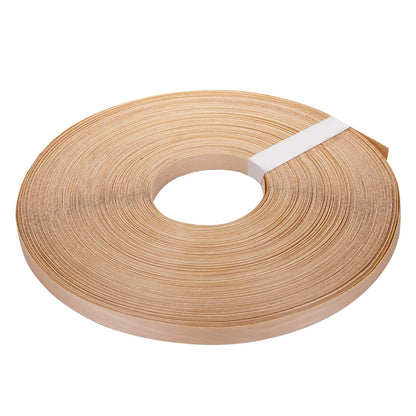 Yarlung 1.9cm x 76.2m Roll Birch Plywood Edge Banding, Preglued Real Wood Veneer Edging, Iron on with Hot Melt Adhesive, Flexible Wood Tape Sanded to Perfection for Furniture Restoration