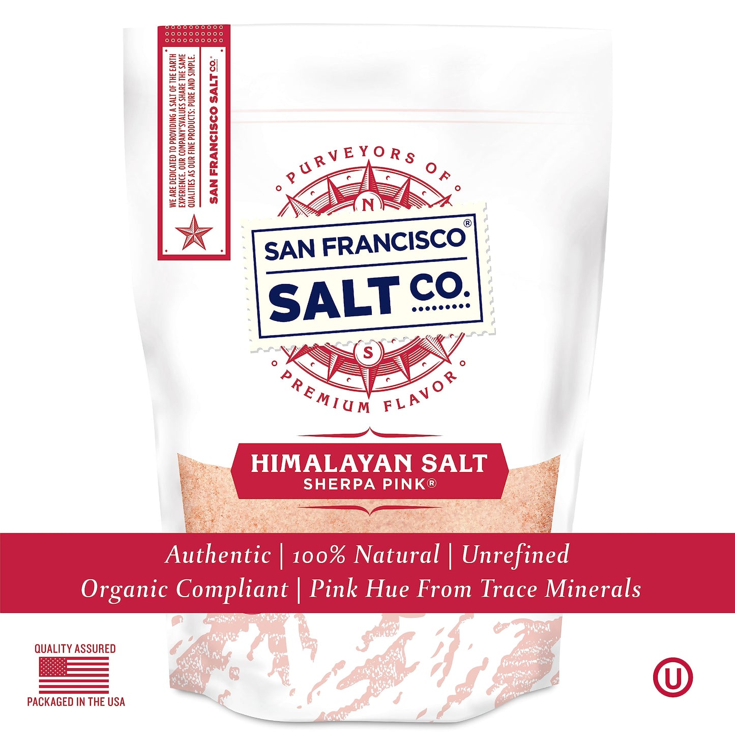 Sherpa Pink Himalayan Salt – Extra-Fine Grain, 5 lbs. | All-Natural, Gluten-Free, No Additives | Perfect for Everyday Cooking & Recipes