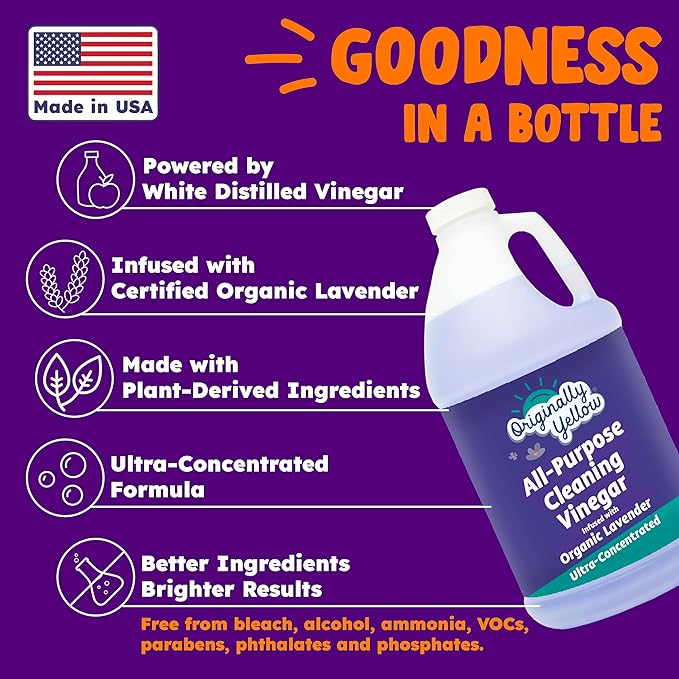 Originally Yellow Lavender Vinegar