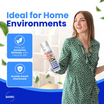 Quebec Household Flea Spray for the Home – Powerful Flea & Pest Control for Home, Effective Against Fleas, Ticks, Bed Bugs, Ants & Insects Long-Lasting Safe for Indoor Use Easy Application – 500ML (1)