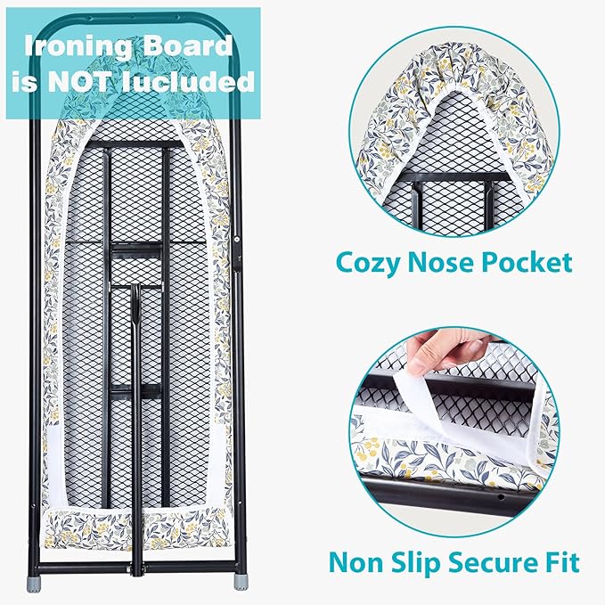 Seiritex Over The Door Ironing Board Cover 13 x 37 inch, Small Ironing Board