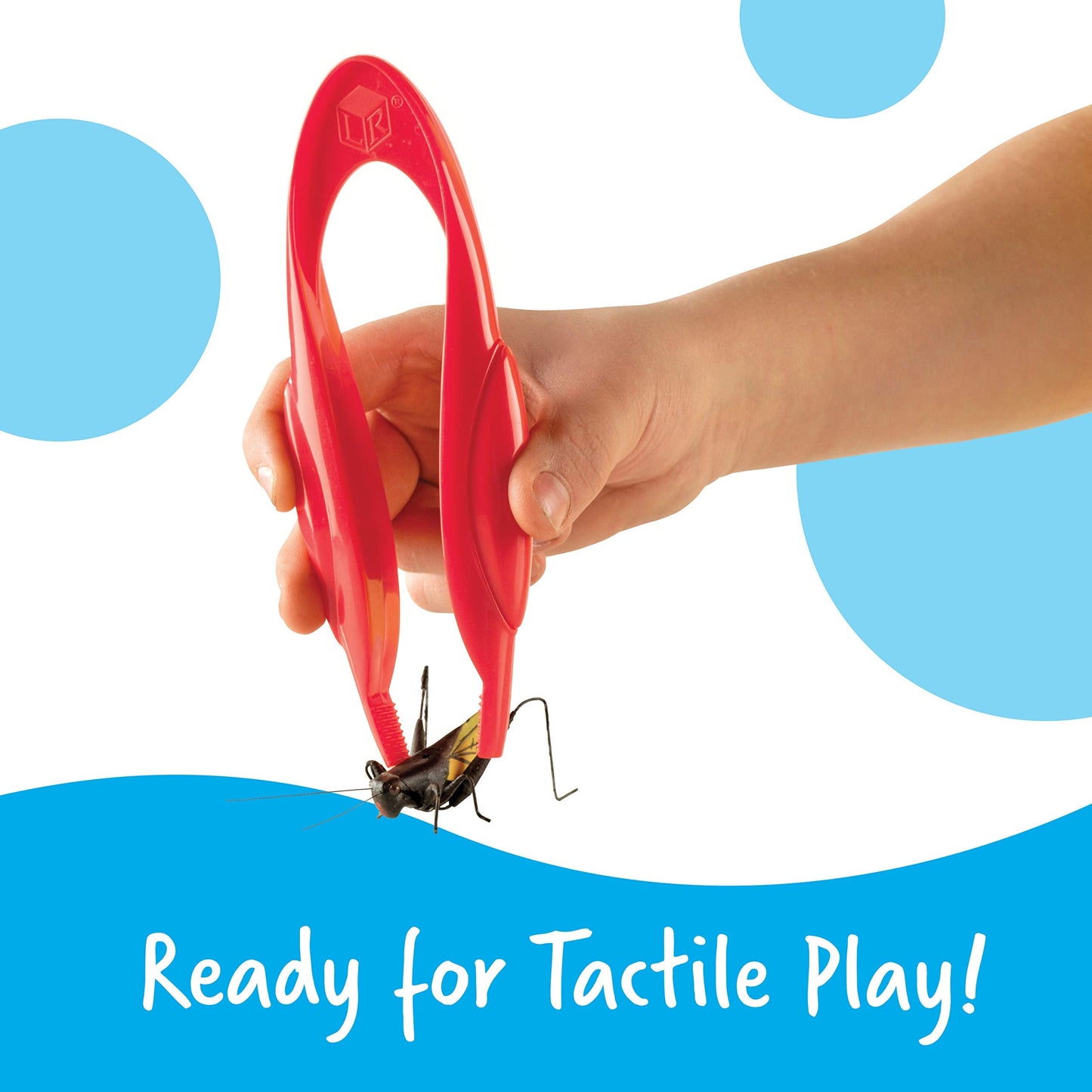 Learning Resources Jumbo Tweezers, Sorting & Counting, Preschool Science, Homeschool, Toddler Fine Motor Skill Development, Tuff Tray Accessories, Set of 12